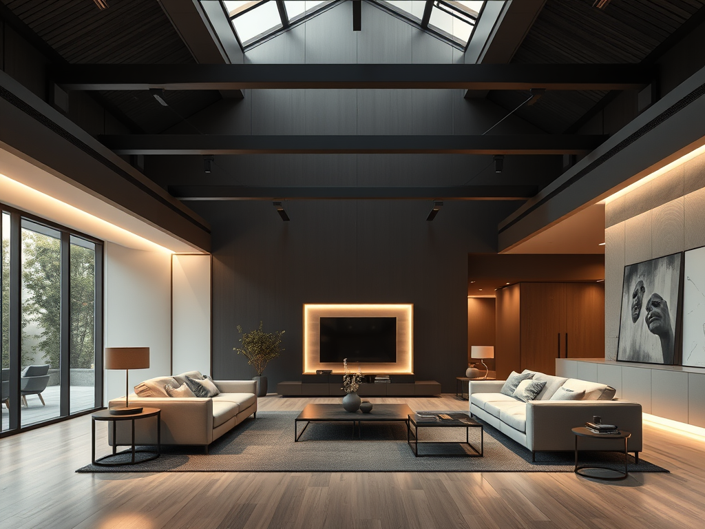 Small bedroom with wood panelled walls